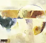 Mac Betts, Mirage on the Nullarbor Plains 1985 (Number 12 Nullarbor Series), oil on canvas