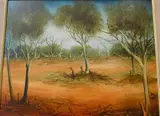 Pro Hart, Scrub Landscape