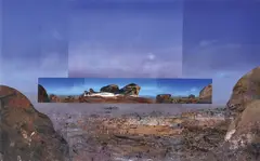 Ken Johnson, Untitled Landscape, gouache and acrylic on paper