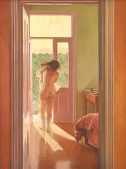 Brian Dunlop, Bedroom, 1990, oil on linen