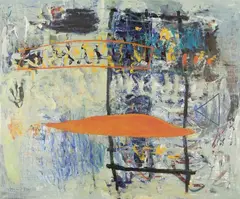 Wendy Stokes, Tidal Forms, oil on canvas