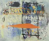 Wendy Stokes, Tidal Forms, oil on canvas