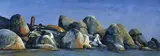 Geoff La Gerche, Rocks and Water (Wilson's Prom), oil on linen