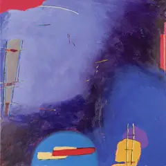 Charles Reddington, Bluey's Parting, acrylic on canvas