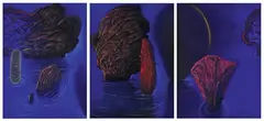 Ronald Quick, Water Dreams, 1999, pastel (triptych)