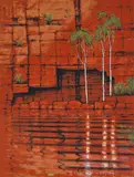 Clem Millward, Waterhole, Kimberleys, 1996, screenprint 78/95