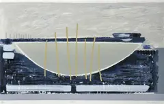 Wendy Stokes, Channel, 1989, screenprint 8/95