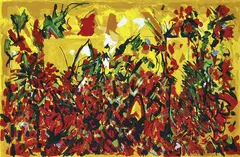 Bill Meyer, Pillars and Roses, screenprint 30/40
