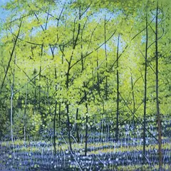 Clem Millward, Wattle Thicket, 1995, screenprint 9/95