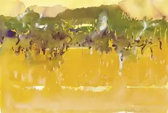 Frank Hodgkinson, Inyalak Hill, gouache on paper