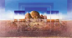 Ken Johnson, Dual Focus, acrylic on canvas