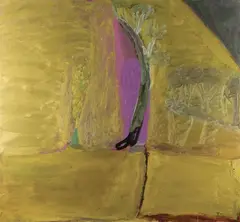 Idris Murphy, Cliff Face, oil on canvas