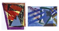 Stephen Bartlett, Two Works, screenprints 62/65, 61/75 (2)