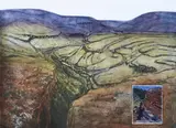 Joy Redman, Hamersley Gorge, screenprint 8/75