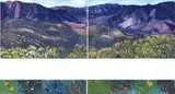 Joy Redman, Ridge Top- Arkaroola, etching 11/75 (diptych)
