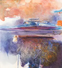 Mac Betts, Port Gregory, 1991, mixed media on canvas