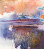 Mac Betts, Port Gregory, 1991, mixed media on canvas