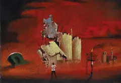 James Pasakos, Torn Docklands, 2000, mixed media on paper