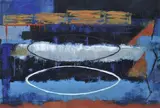 Wendy Stokes, Terminal, mixed media on paper