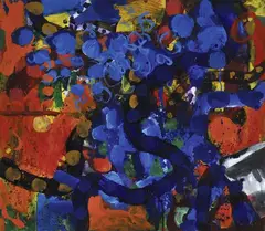 Peter Griffen, Over Ormiston Gorge, 1998, oil on paper