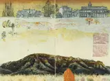 Jörg Schmeisser, Fremantle to Wittenoom (257), 1980, two plate etching 54/80