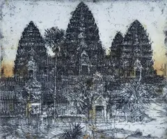 Year Away by Jörg Schmeisser, 1999, etching 17/200, sold Aug 2012