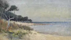 Jessie Laver Evans, Ricketts Point, Near Sandringham, oil on canvas