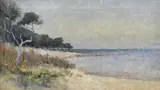 Jessie Laver Evans, Ricketts Point, Near Sandringham, oil on canvas
