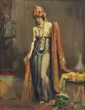 Charles Wheeler, Woman in Middle Eastern Costume
