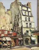 Will Ashton, Hotel du Midi, oil on canvas on board