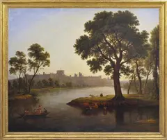 John Glover, Windsor Castle, circa 1824-1826, oil on canvas