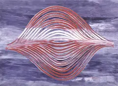 Rosella Namok, Travel to Cairns, 2005, acrylic on canvas