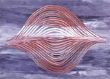 Rosella Namok, Travel to Cairns, 2005, acrylic on canvas