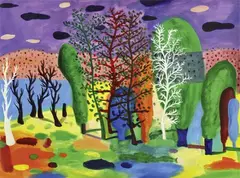 Peter Walsh, Hybrid Landscape 2, 2004, oil on linen
