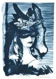Charles Blackman, Midsummer Masque, lithograph 9/150