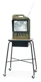 Nancy Reddin & Edward Kienholz, The Jerry Can Standard, 1981, Sculpture with metal gasoline can, epoxy resin, electrical components, metal and a formica stand, Fresnal lens system, cassette player, specially produced casette tape, automotive paint, and a doily