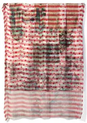 Robert Rauschenberg, Lattice (Hoarfrost), 1975, Collage and solvent transfer on cloth