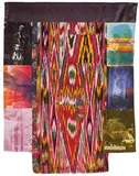 Robert Rauschenberg, Samarkand Stitches #III (from Samarkand Stitches), 1988, Unique fabric assemblage with screenprinting
