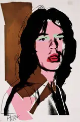 Andy Warhol, Mick Jagger, 1975, Screenprint on Arches Aquarelle