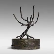 Barry Flanagan, Form in a Storm No. 3, 2002, cast bronze