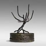 Barry Flanagan, Form in a Storm No. 3, 2002, cast bronze