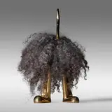 Frizzie Maguire by The Haas Brothers, 2019, Gotland sheep fur, cast bronze, sold Sep 2021