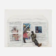 Alison Saar, Untitled, 1975, collage on paper