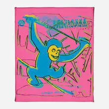 Andy Warhol, Monkey, 1983, acrylic screenprint on canvas