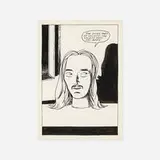 Raymond Pettibon, No Title (Dying Society)