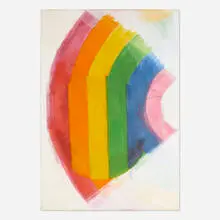 Richard Smith, Garland, 1962, oil on canvas