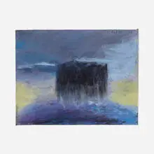Jules Olitski, Phantom Sea, 1996, oil on gessoed museum board
