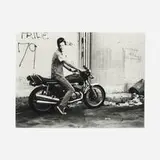 David Wojnarowicz, Arthur Rimbaud in New York (Motorcycle, Pride 79), gelatin silver print