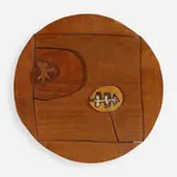 Hugh Townley, Untitled, 1962, mahogany, bone inlay