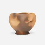 Vase by George E. Ohr, 1897-1900, glazed earthenware, sold Jul 2021